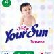 YourSun трусики-подгузники L (9-13 кг), 44 шт