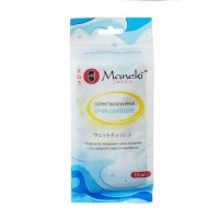 Салфетки влажные "Maneki" Kaiteki, очищающие с антибактериальным эффектом, в инд.упак., 15шт/упак