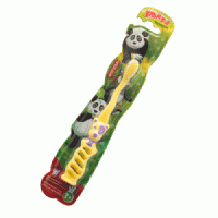 Зубная щетка детская "Panda" серии «VILSEN brush» мягкая. Цвет белый, жёлтый, зелёный, синий 